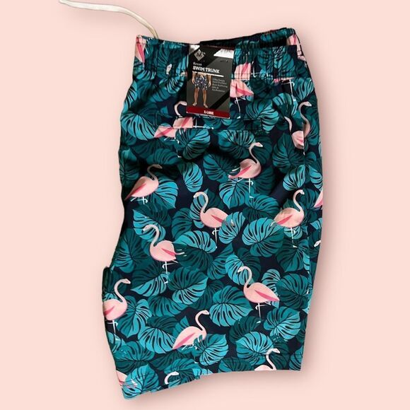 Xxl Men's Members Mark Flamingo swim trunks - Picture 5 of 5